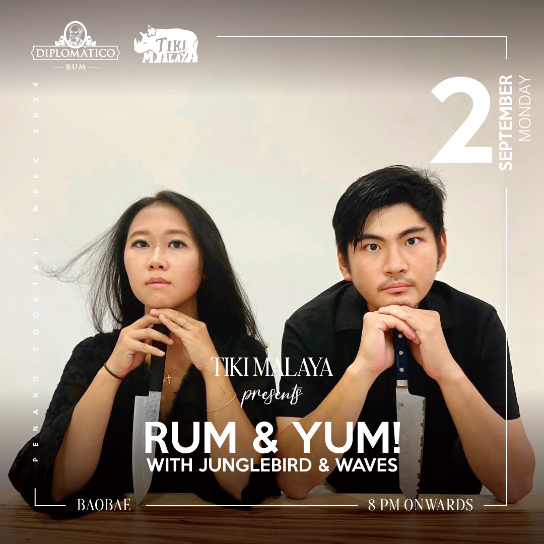 (WALK-IN ONLY) Rum & Yum: Featuring JungleBird & Waves @ BaoBae, Presented by Diplomático Rum and Tiki Malaya (2/9/2024)