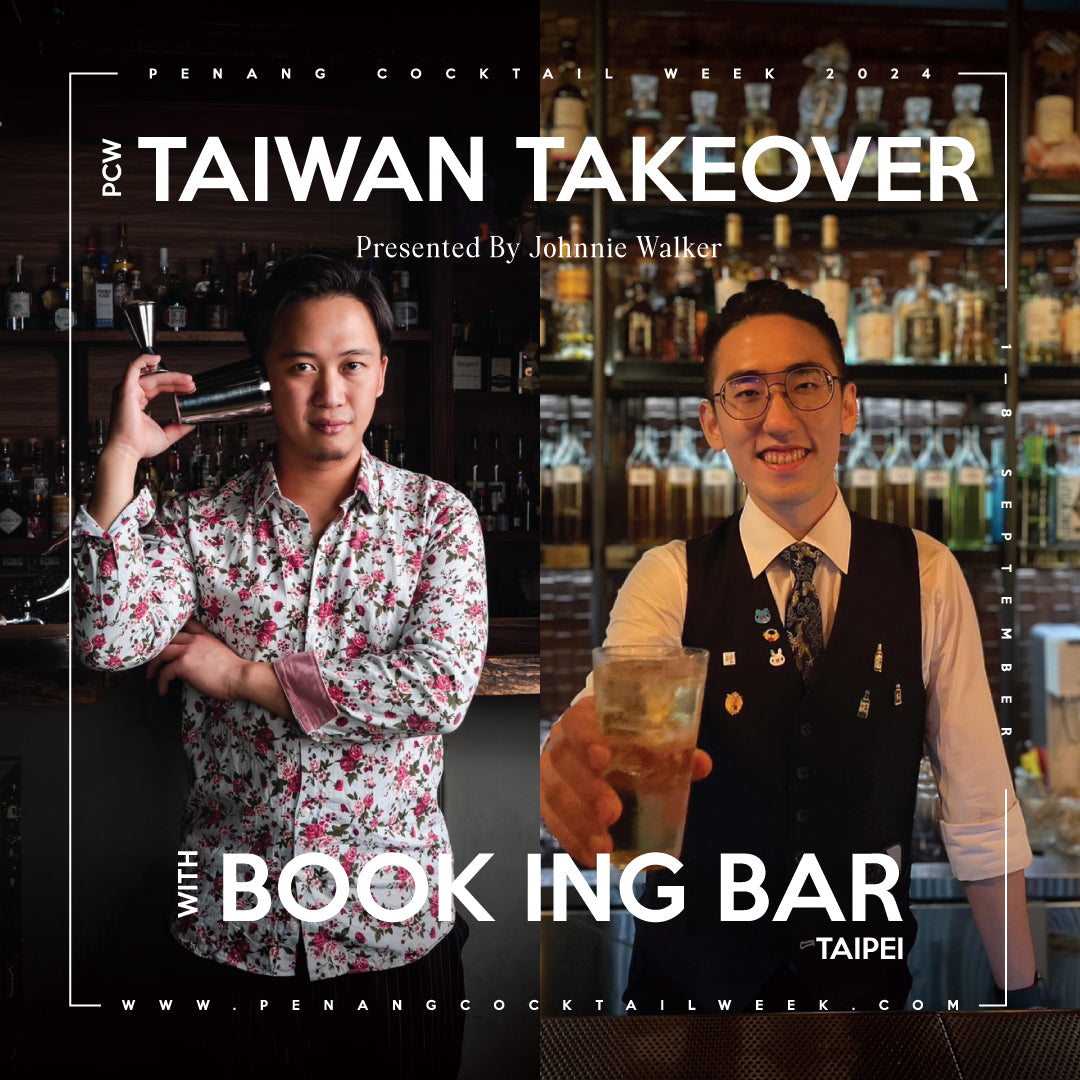 (WALK IN ONLY) Taiwan Takeover: Book Ing Bar @ The Cellar, Macalister Mansion, Presented by Johnnie Walker (6/9/2024)